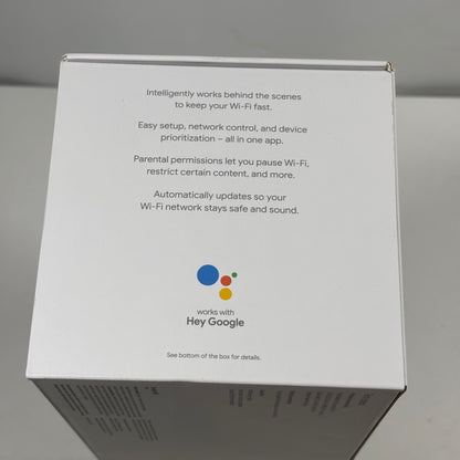Google Nest WiFi Dual Band GA0234-US Dual Gigabit Ethernet Router