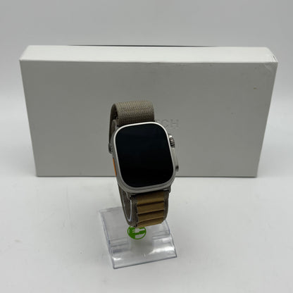 Unlocked Apple Watch Ultra 2 49MM Titanium Aluminum Olive Alpine Loop MX4H3LW/A
