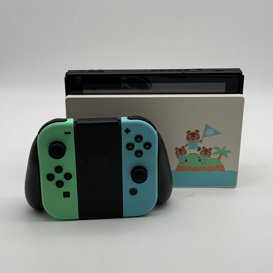 Nintendo Switch v2 Video Game Console HAC-001(-01)  Animal Crossing Edition