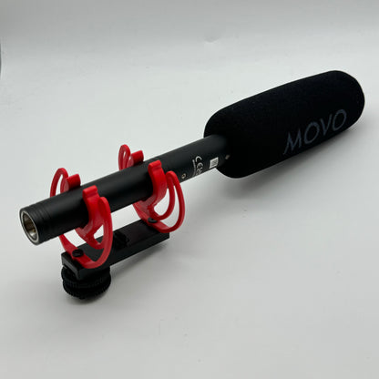 Movo X3-II Supercardioid Condenser Shotgun Mic with Extras