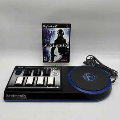 Beatmania (Sony PlayStation 2 PS2, 2006) w/ DJ Controller