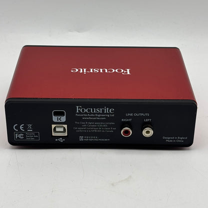 Focusrite Scarlett Solo 2nd Generation USB Audio Interface FFFA001149-03
