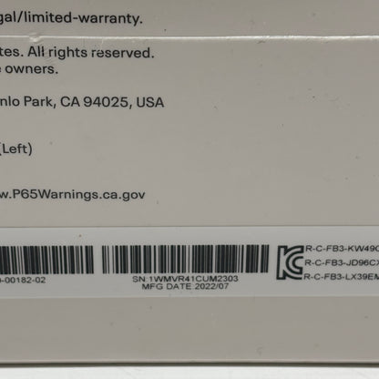 New Meta Quest 2 128GB Standalone All-in-One VR Headset KW49CM