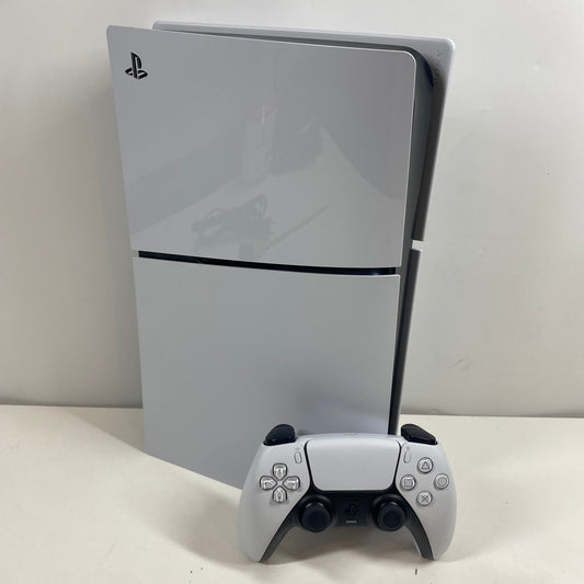 Sony PlayStation 5 Slim Disc Edition PS5 1TB White Console Gaming System CFI-2015