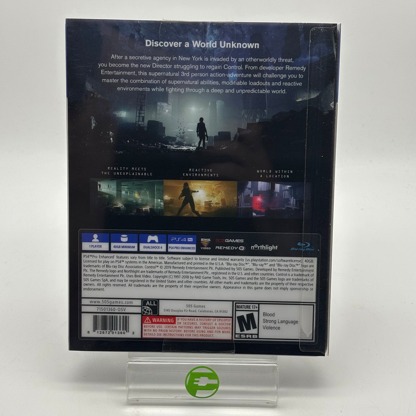 Control [Deluxe Edition] (Sony PlayStation 4 PS4, 2019) New Sealed