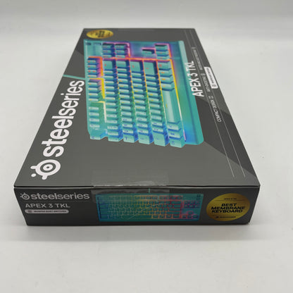 New SteelSeries Apex TKL Compact Gaming Keyboard Aqua