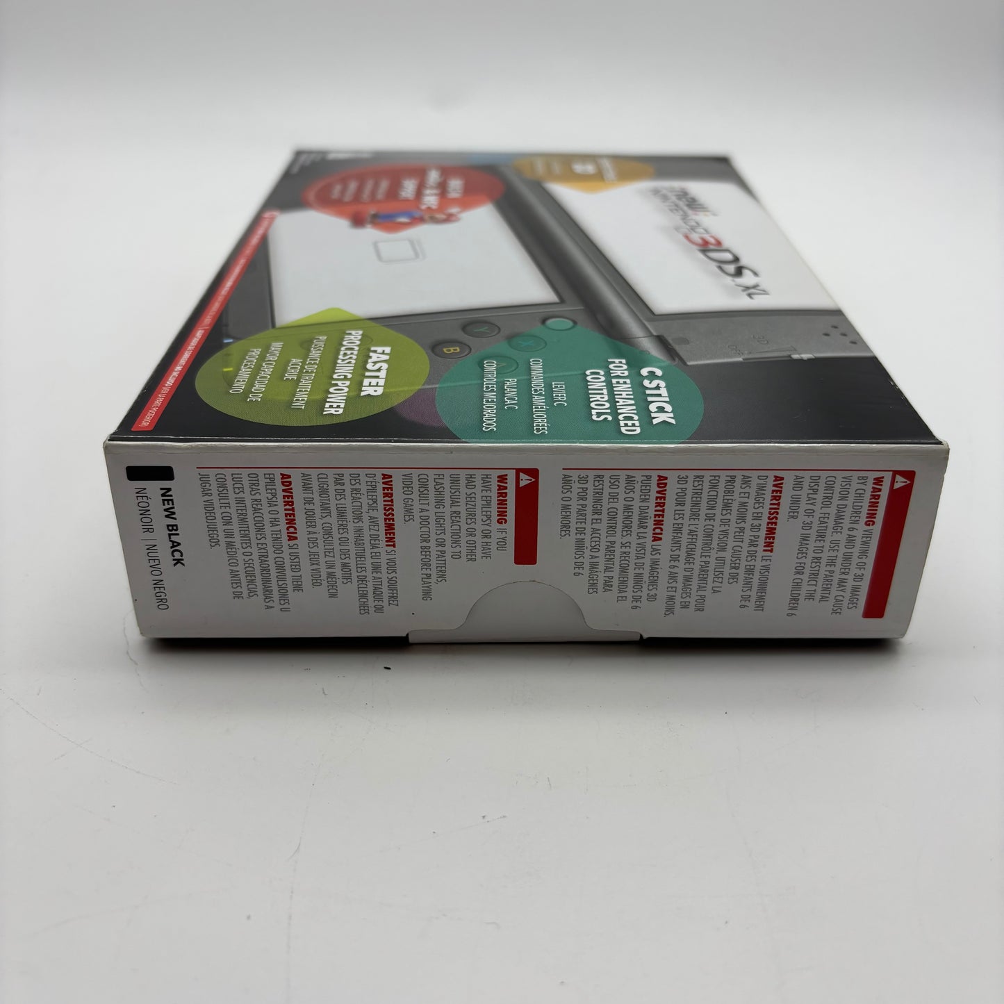 New Nintendo 3DS XL Handheld Game Console RED-001 Black