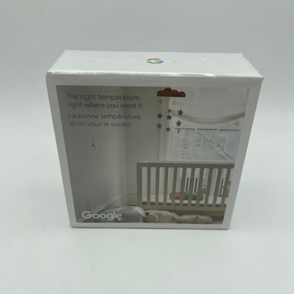 New Google Nest Temperature Sensor Smart Temp Sensor Stainless White A0106