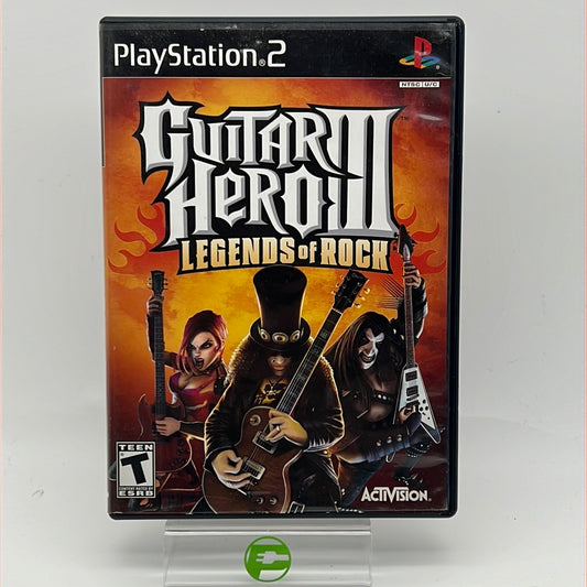 Guitar Hero III Legends of Rock (Sony PlayStation 2 PS2, 2007)