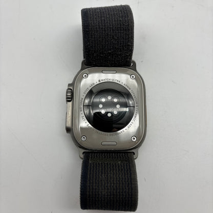 GPS Only Apple Watch Ultra 49MM Natural Titanium Grey Alpine Loop MQF53LL/A