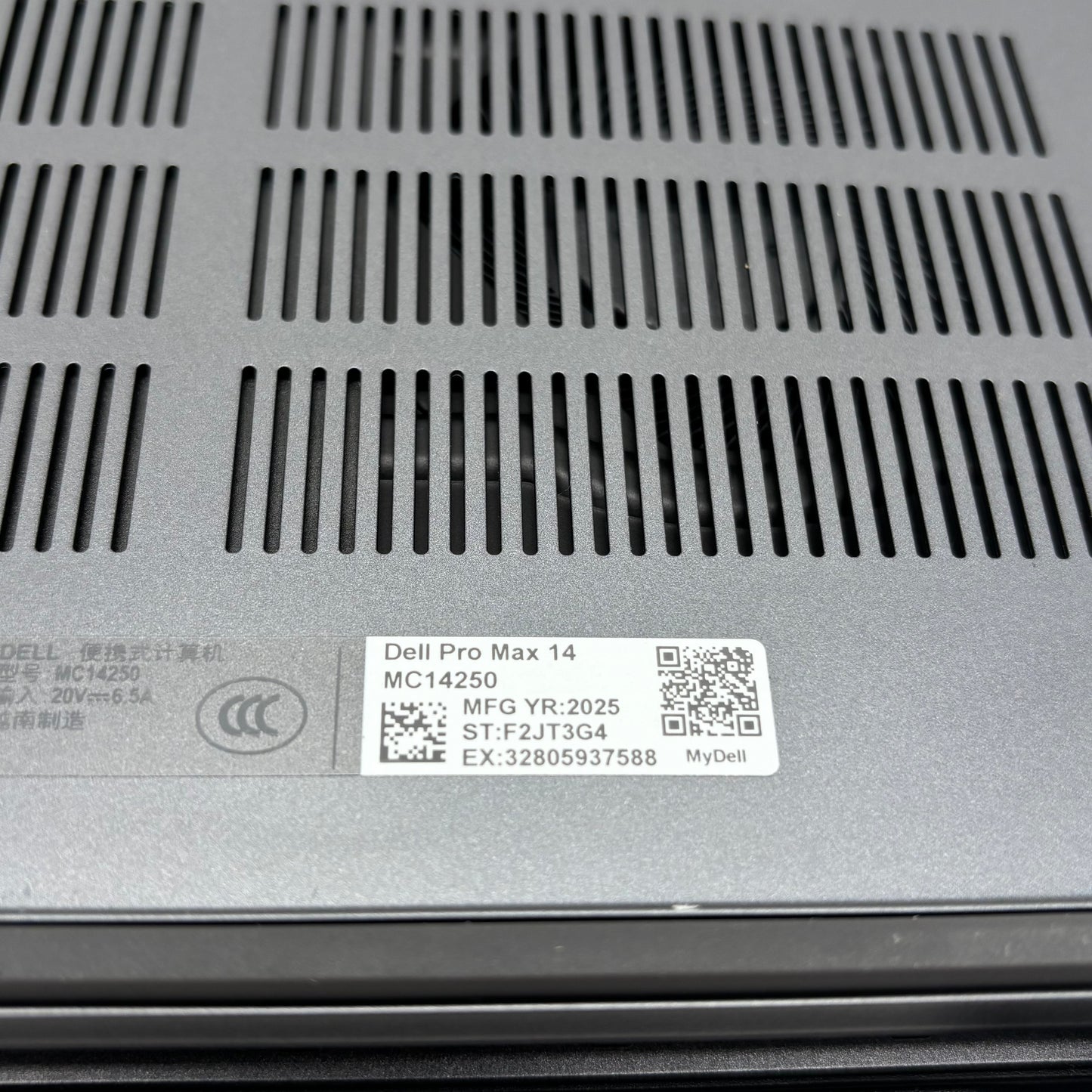 Dell Pro Max 14 mc14250 MC14250 14" Core Ultra 7 265H 2.2GHz 64GB RAM 1TB SSD