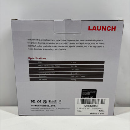 New Launch Creader Elite 2.0 HK Vehicle Diagnostic Scanner YZB31