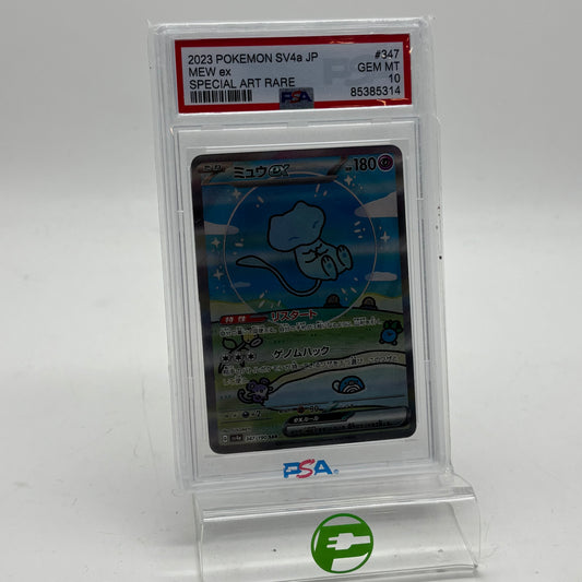 Pokémon TCG Shiny Treasure ex 2023 SV4a JP Mew ex 347 Japanese PSA 10