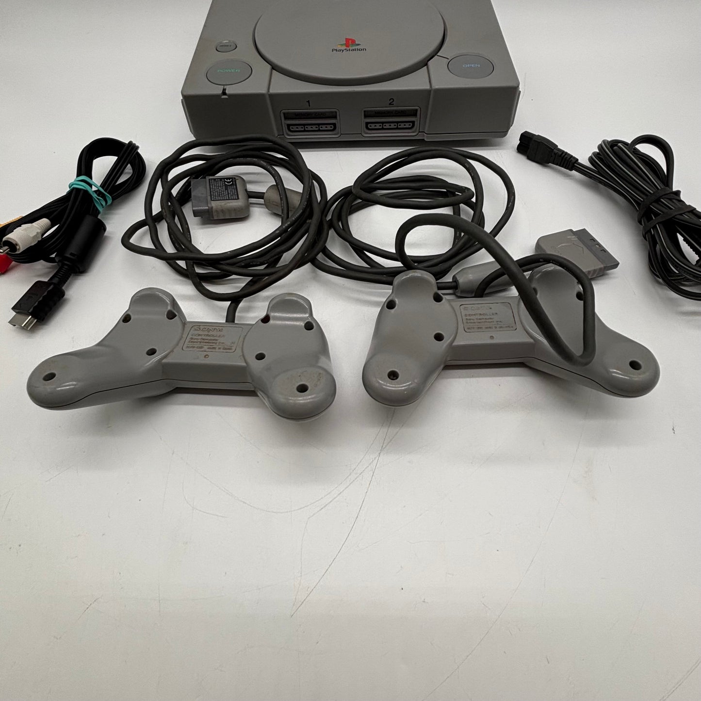 Sony PlayStation 1 PS1 Gray Console Gaming System SCPH-1001