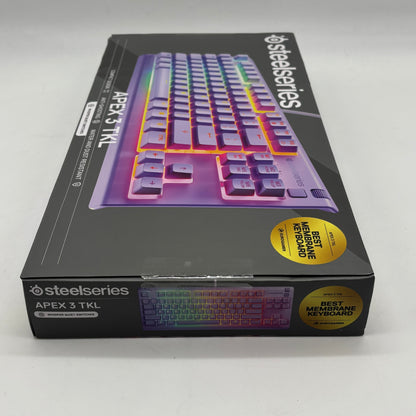 SteelSeries Apex 3 TKL Compact Gaming Keyboard Lavender 