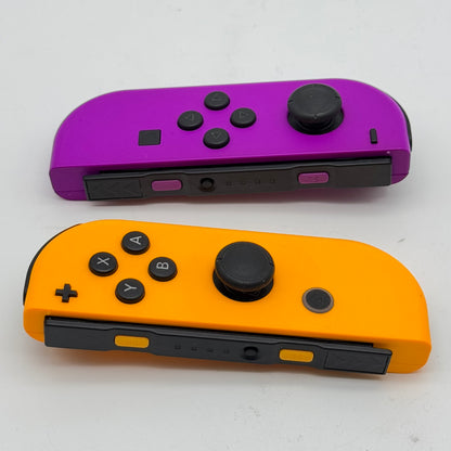 Nintendo  Switch Joy-Cons Pair Wireless HAC-015/HAC-016 Neon Purple/Orange