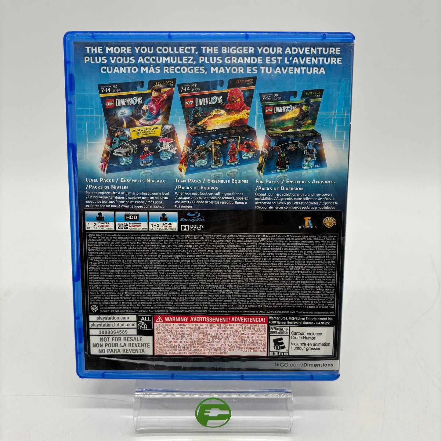 Lego Dimensions (Sony PlayStation 4 PS4, 2015)