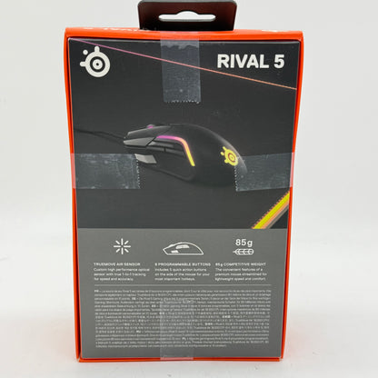 Steelseries Rival 5 Precision Multi-Genre Gaming Mouse 62551