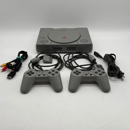 Sony PlayStation 1 PS1 Gray Console Gaming System SCPH-1001