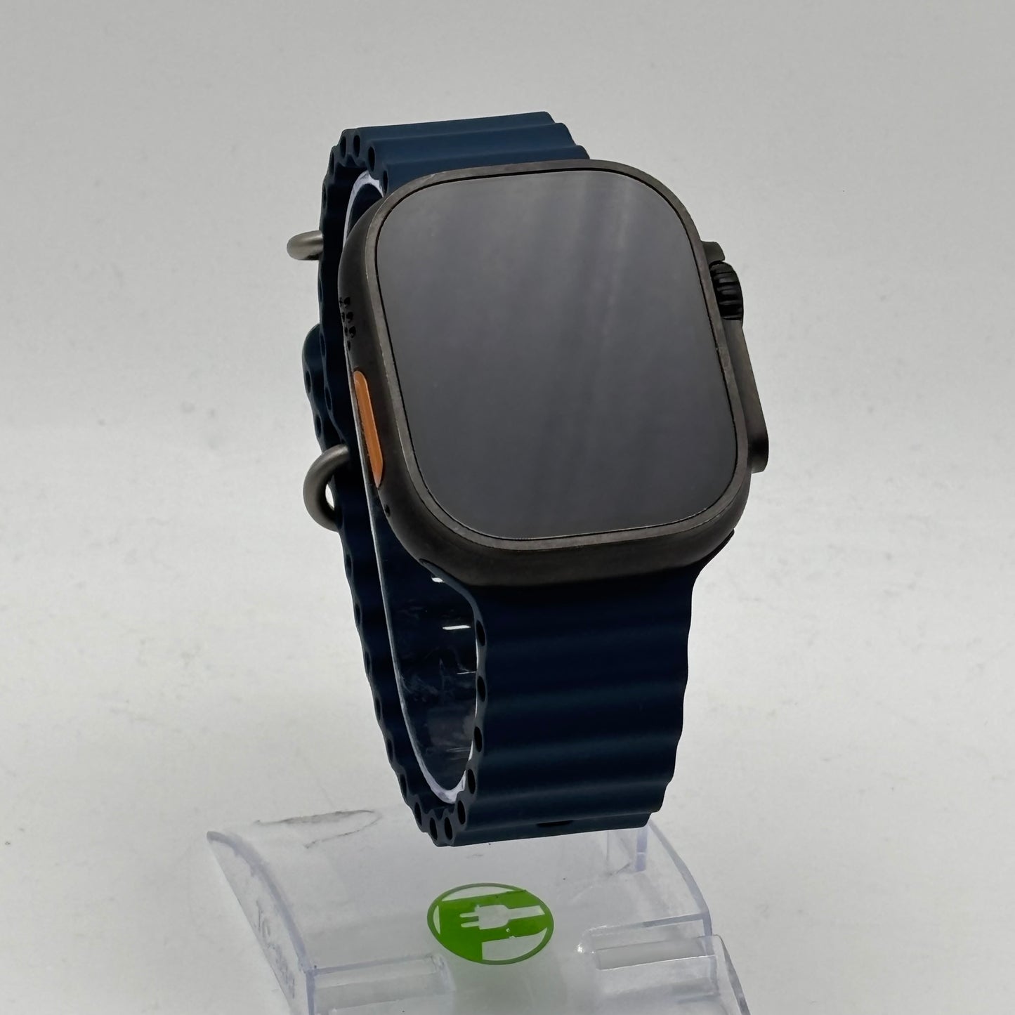 Unlocked Apple Watch Ultra 2 49MM Black Titanium Blue Ocean Band MX4V3LW/A