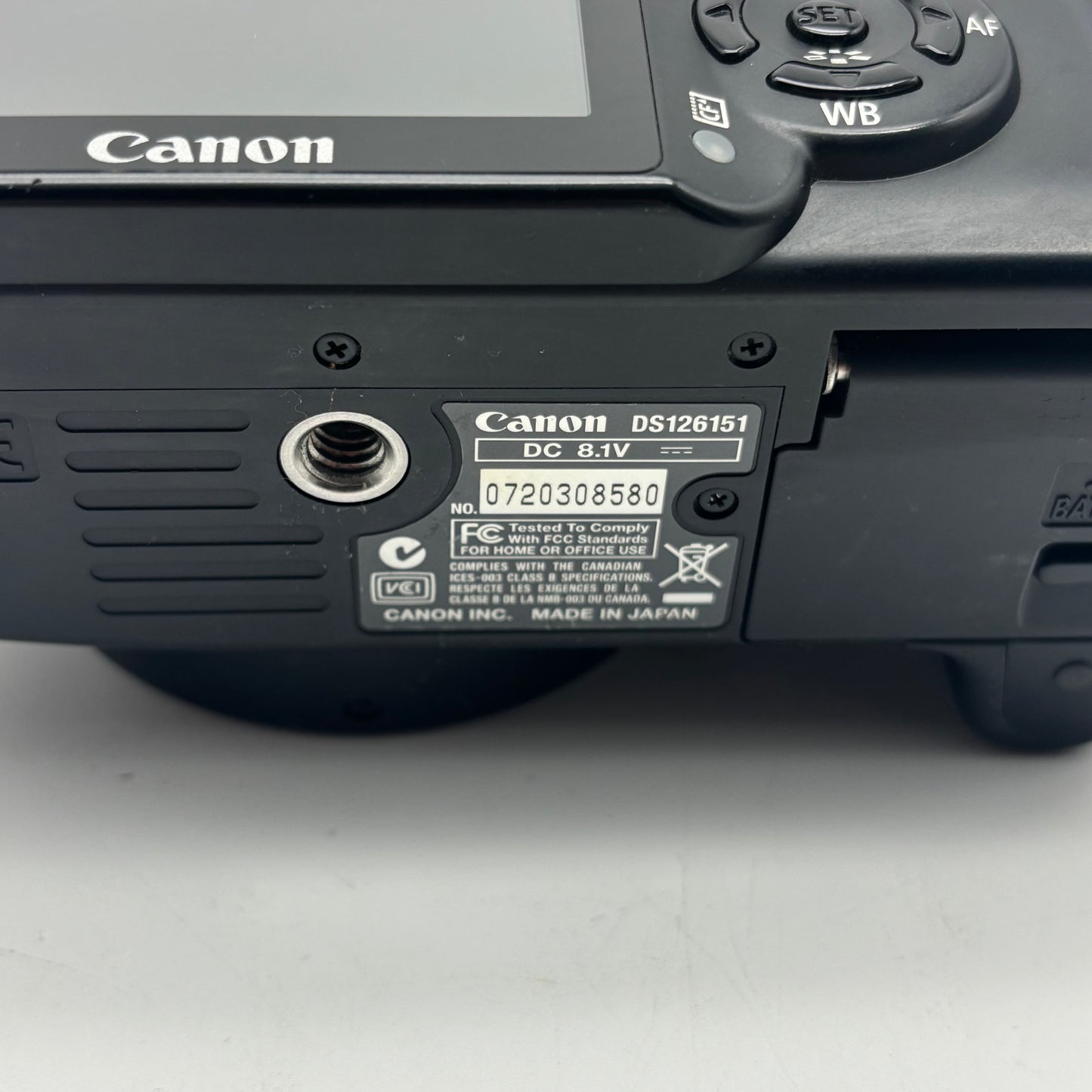 Canon EOS Rebel XTi 10.1MP Digital SLR DSLR Camera