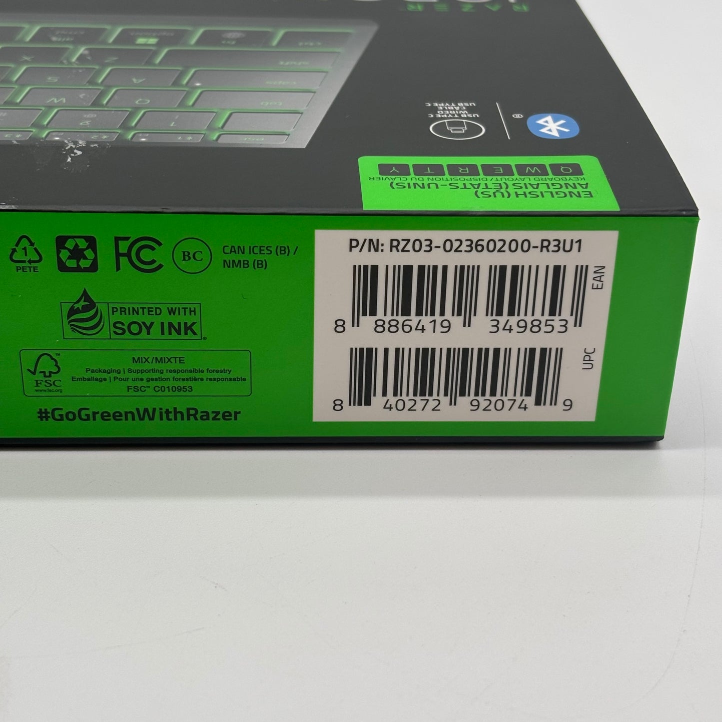 New Razer Joro Portable Bluetooth Wireless Gaming Keyboard 