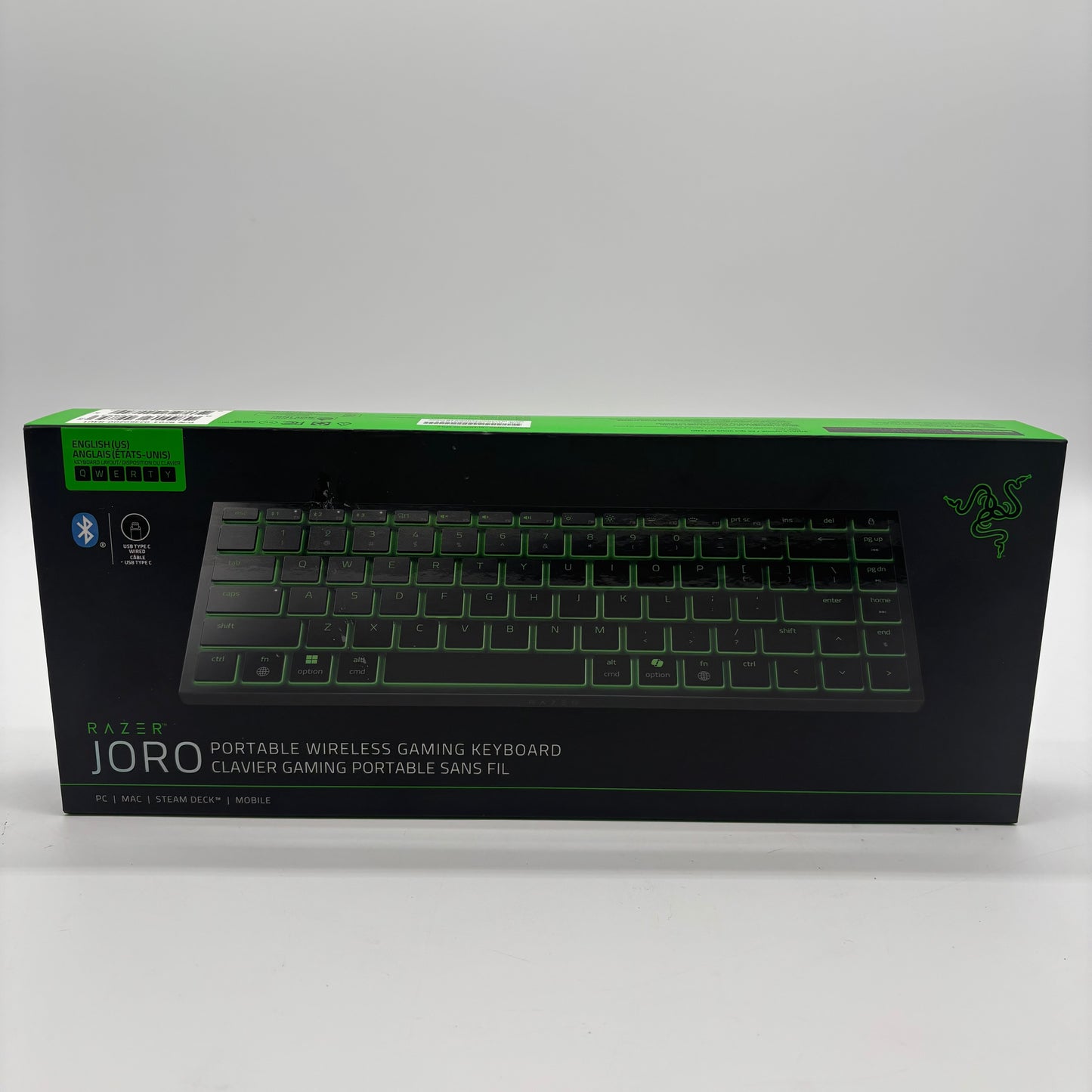 New Razer Joro Portable Bluetooth Wireless Gaming Keyboard 