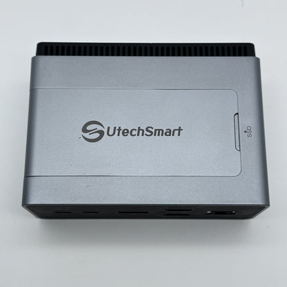 UtechSmart 15-in-1 Universal USB-C Quadruple Docking Station DisplayLink M.2 SSD