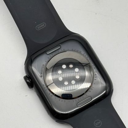 GPS Only Apple Watch Series 10 42MM Jet Black Aluminum Black Sport Band 
