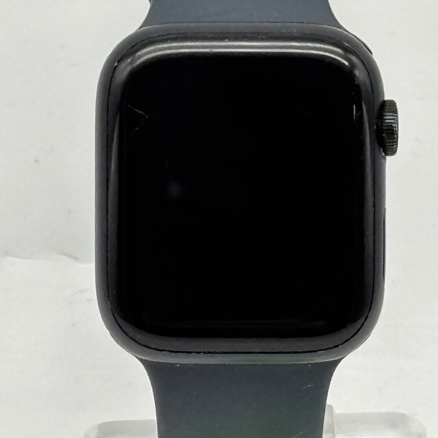 GPS Only Apple Watch Series 7 45MM Black Aluminum Black Sport Band MKN53LL/A