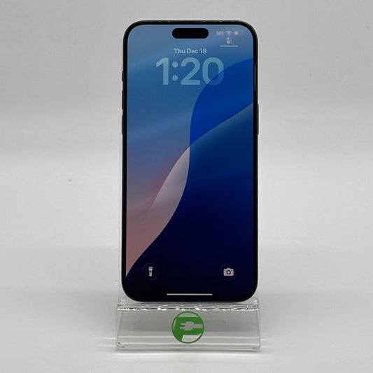 Factory Unlocked Apple iPhone 15 Pro Max 256GB Black Titanium MU663LL/A