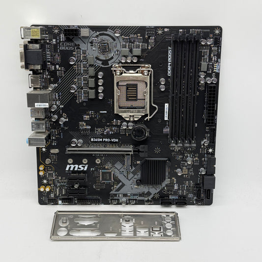 MSi B365M PRO-VDH LGA 1151 mATX Intel DDR4 Motherboard