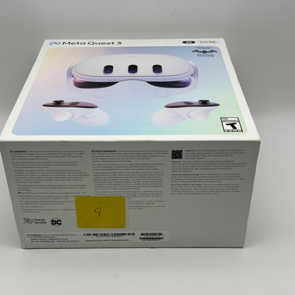 New Meta Quest 3 512GB VR System MC-1139337-02