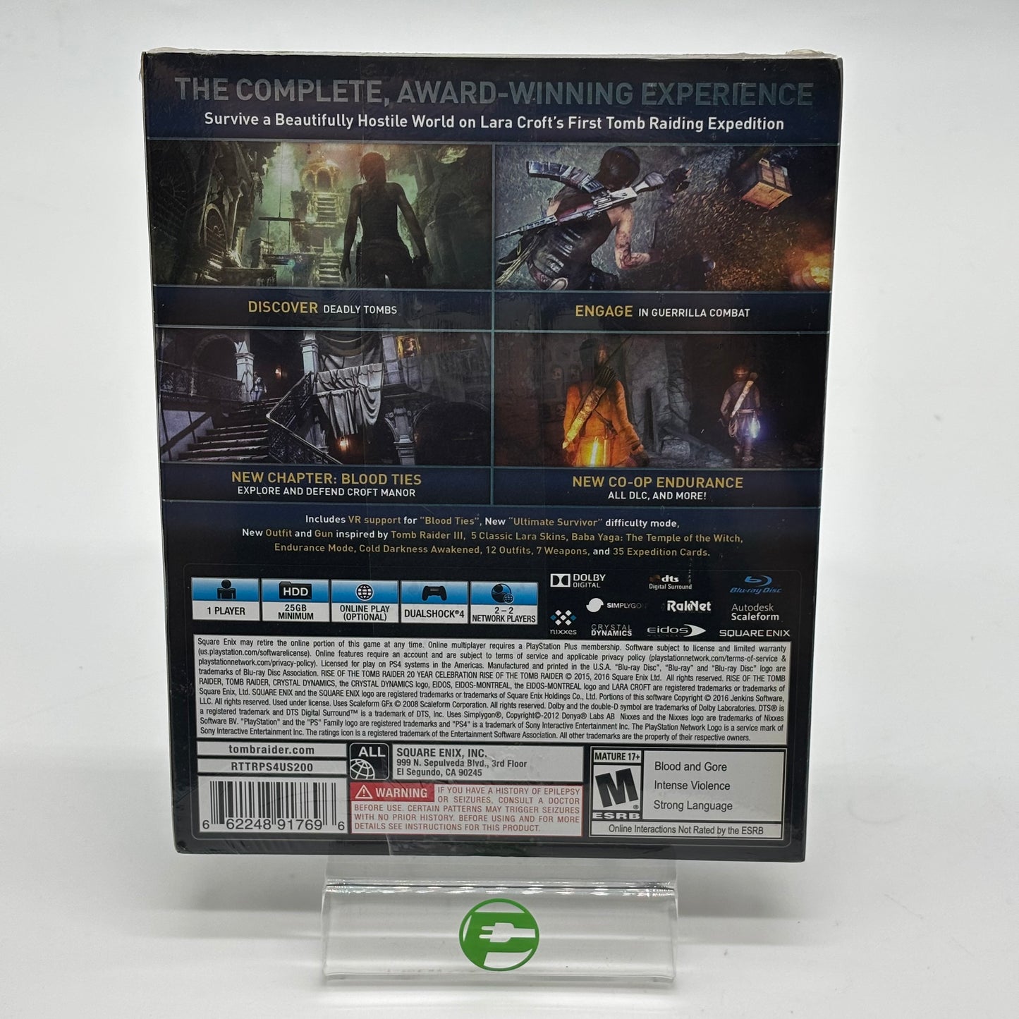 New Rise of the Tomb Raider: 20 Year Celebration (Sony PlayStation 4 PS4, 2016)