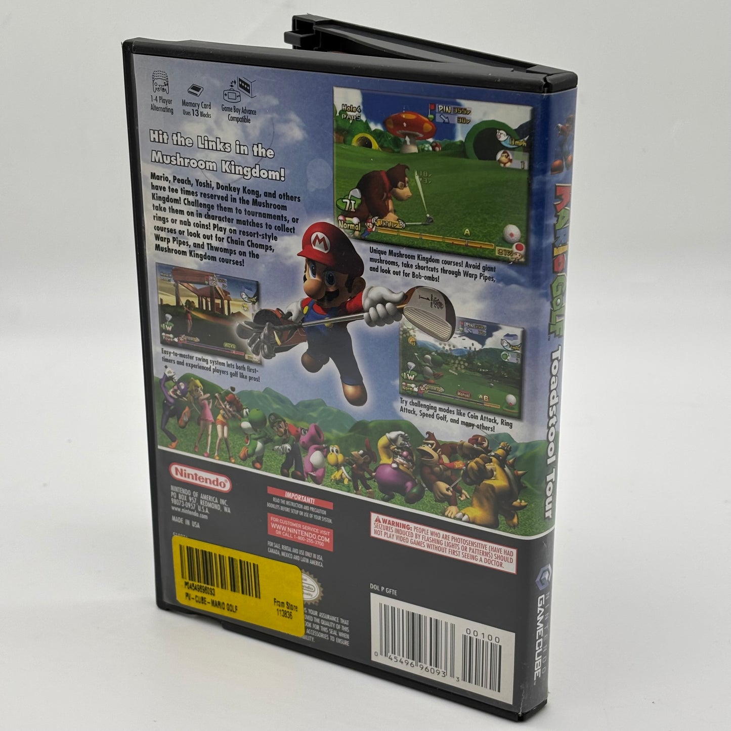 Mario Golf Toadstool Tour (Nintendo GameCube, 2003)