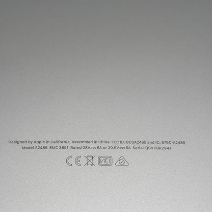 2021 Apple MacBook Pro 16" M1 Pro 16C GPU 3.2GHz 32GB RAM 1TB SSD A2485