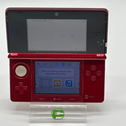 Nintendo 3DS Handheld Game Console CTR-001 Metallic Red