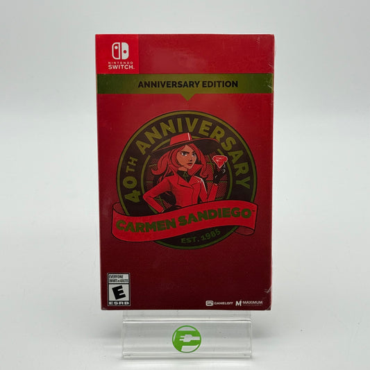 New Carmen Sandiego 40th Anniversary Edition (Nintendo Switch, 2025)