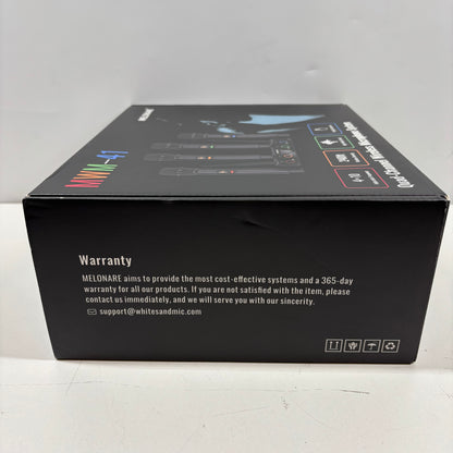 New Melonare MWM-41 50Hz-15KHz Quad-Channel Wireless Microphone System