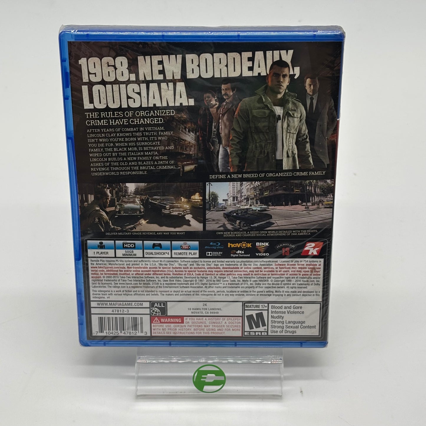 New Mafia III (Sony PlayStation 4 PS4, 2016)