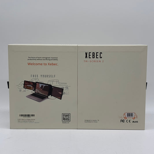 Xebec Tri-Screen 2 Dual 10.1" 1920 x 1200 Full-HD LCD IPS Panel Monitor