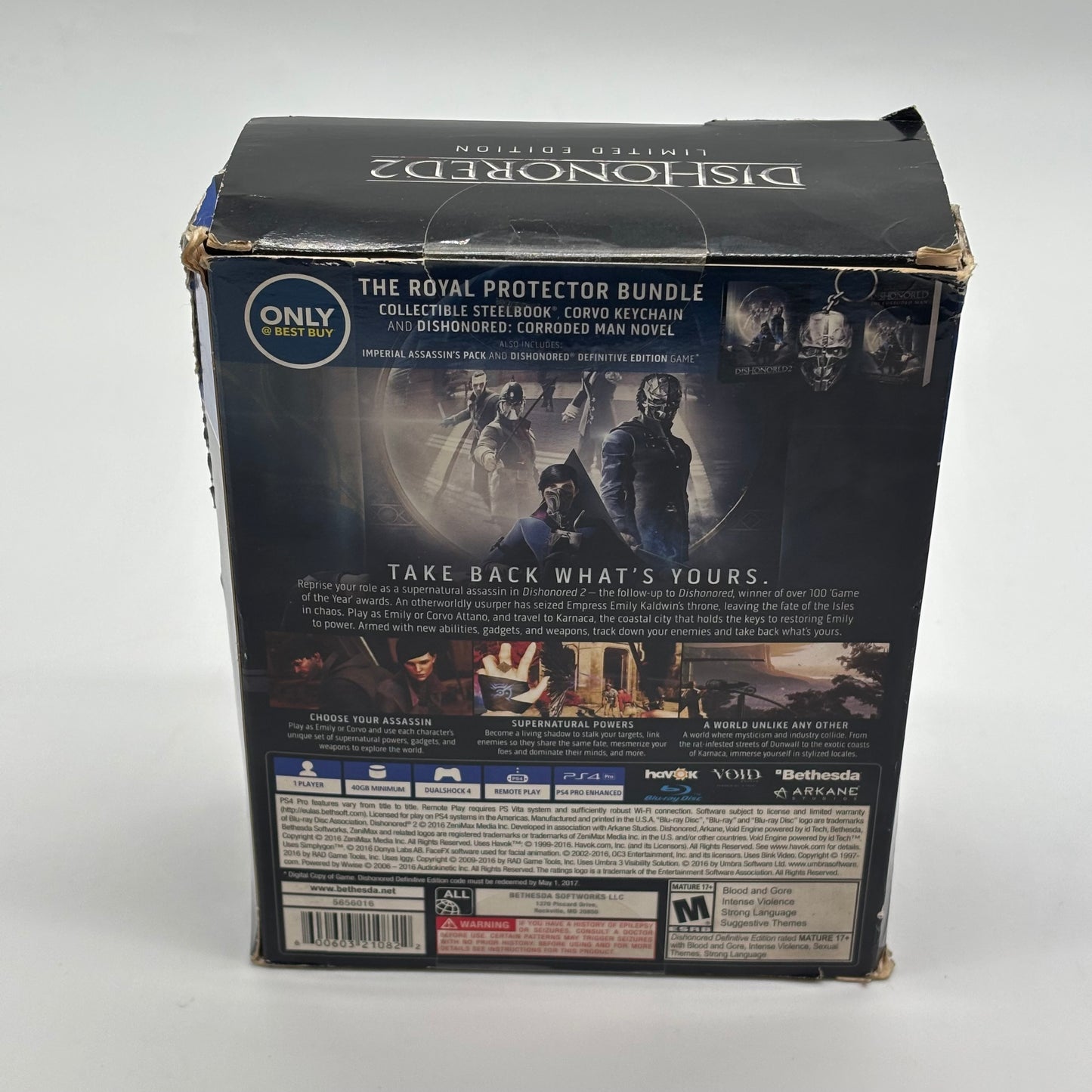 New Dishonored 2 [Limited Edition] (Sony PlayStation 4 PS4, 2016)