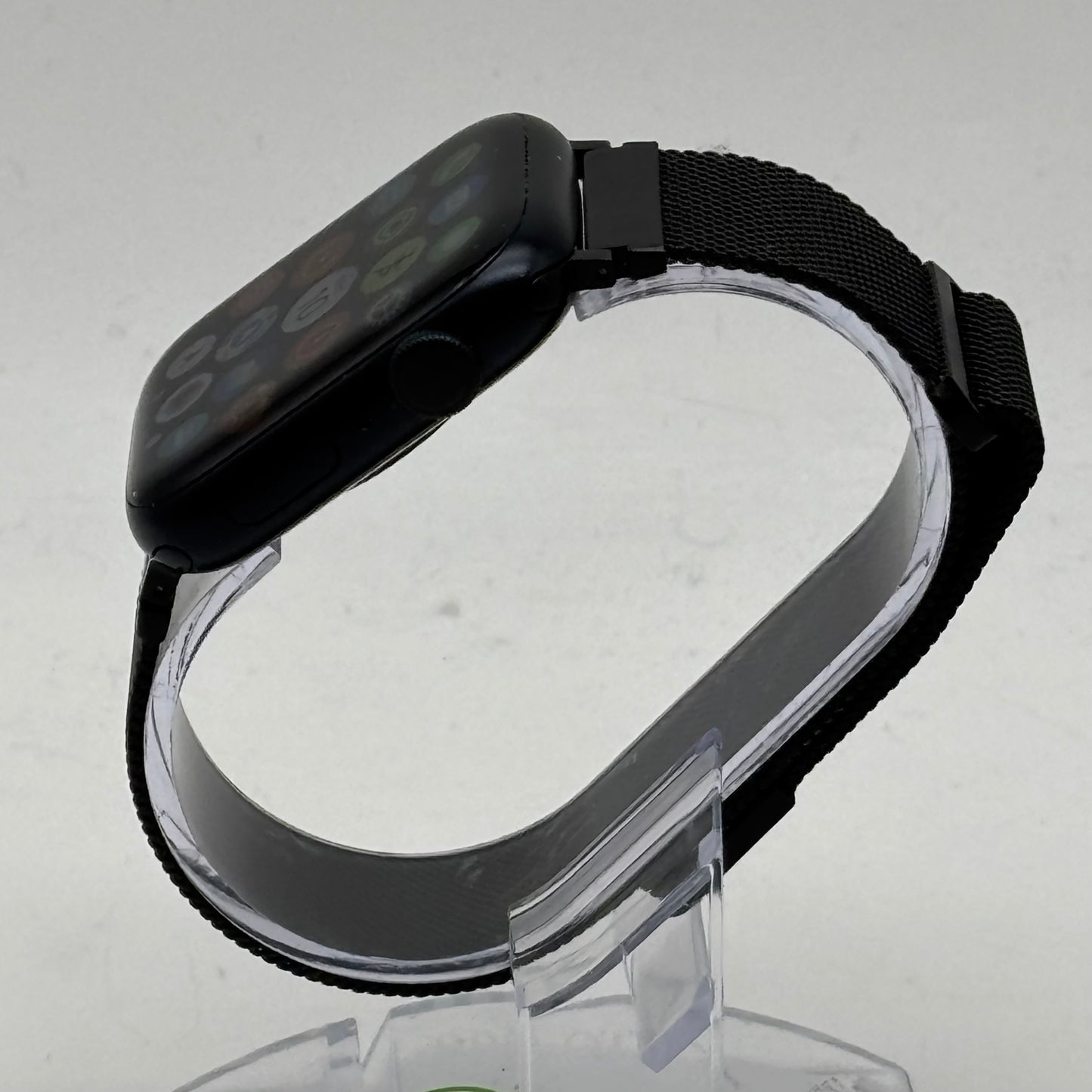 GPS Only Apple Watch Series 9 45MM Black Aluminum  Black Milanese Loop MR9C3LL/A