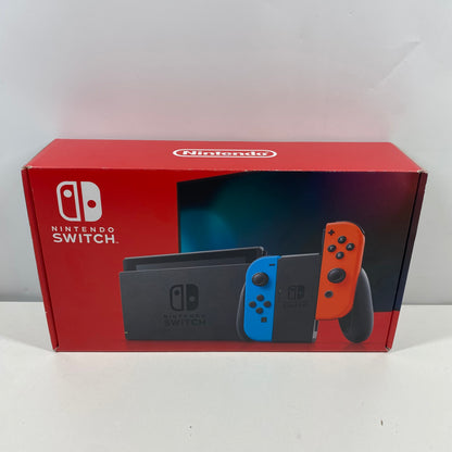 Nintendo Switch v2 Video Game Console HAC-001(-01)  Red/Blue