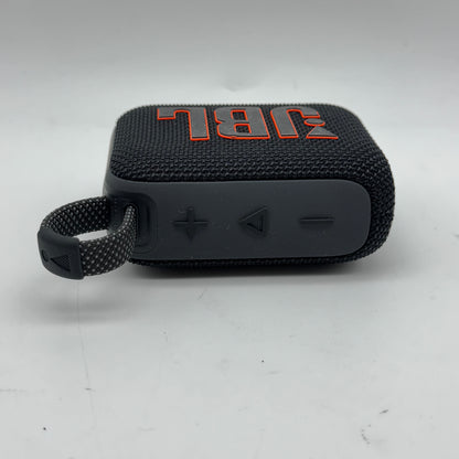 JBL Go 4 Portable Waterproof Bluetooth Speaker Black GO4D