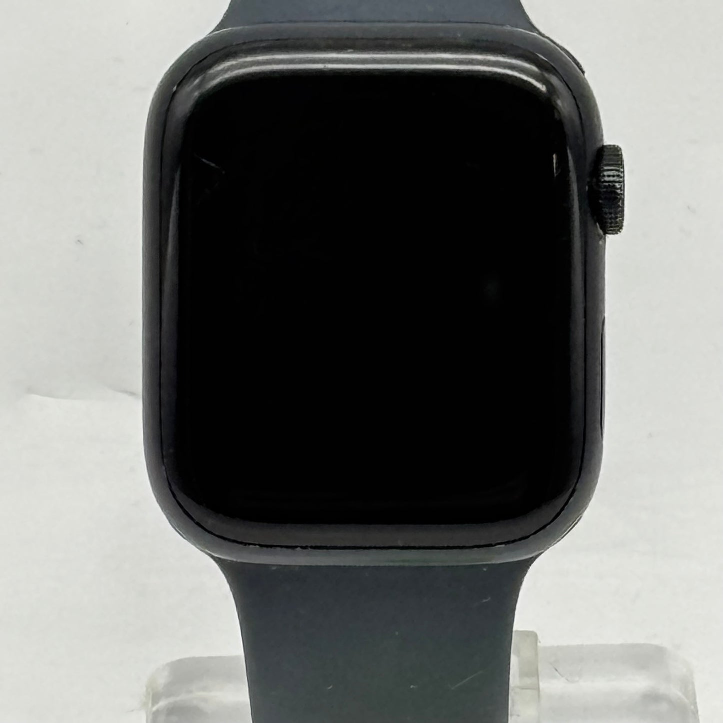 GPS Only Apple Watch Series 7 45MM Black Aluminum Black Sport Band MKN53LL/A