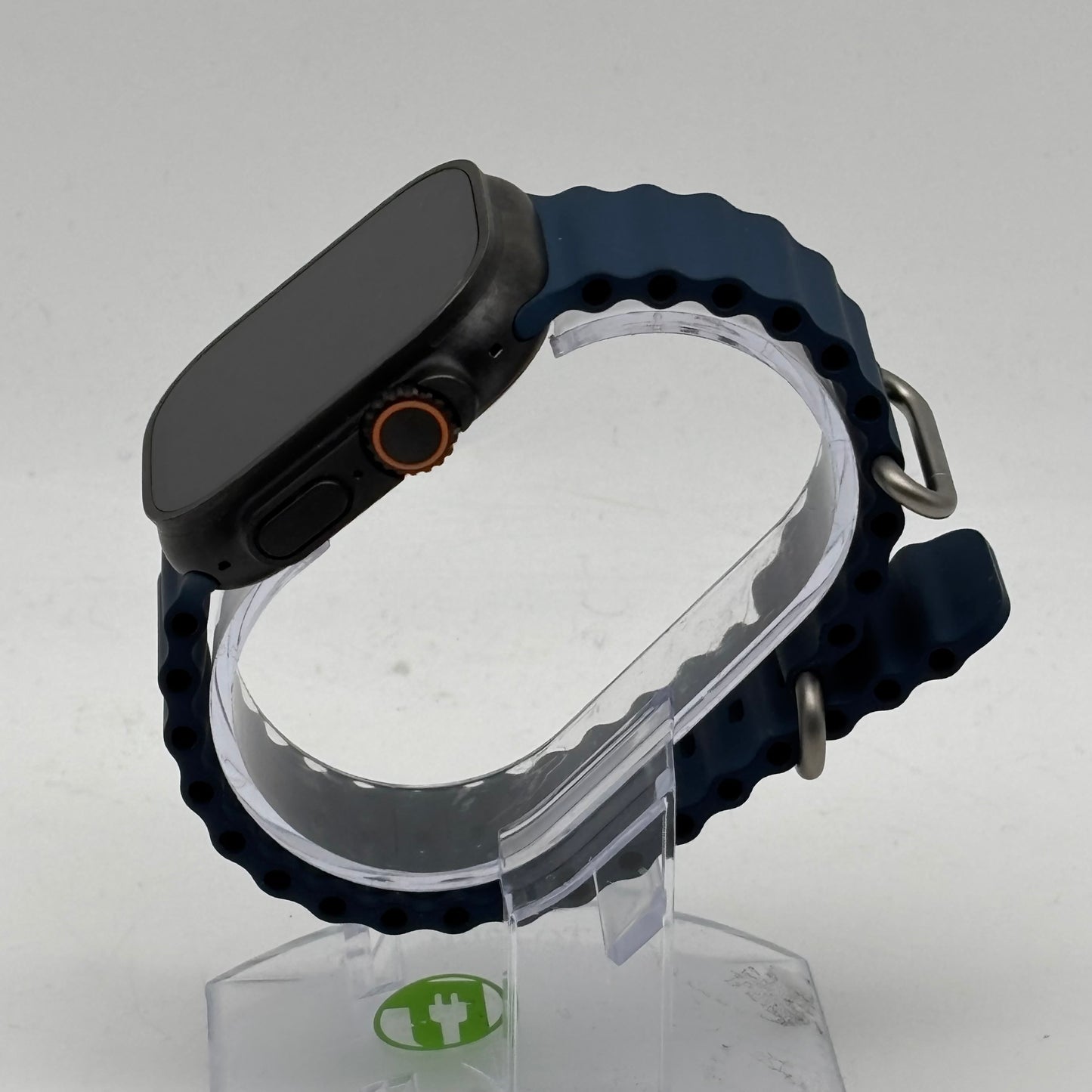 Unlocked Apple Watch Ultra 2 49MM Black Titanium Blue Ocean Band MX4V3LW/A