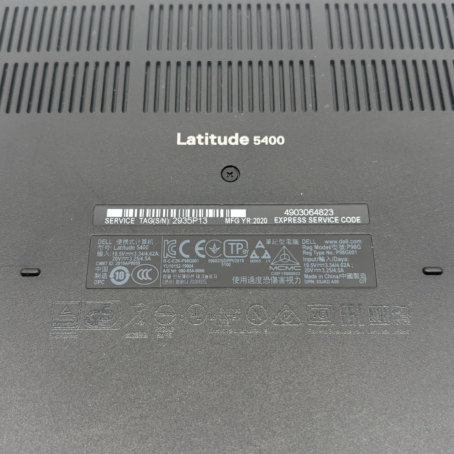 Dell Latitude 5400 14" i7-8665U 1.9GHz 16GB RAM 250GB SSD