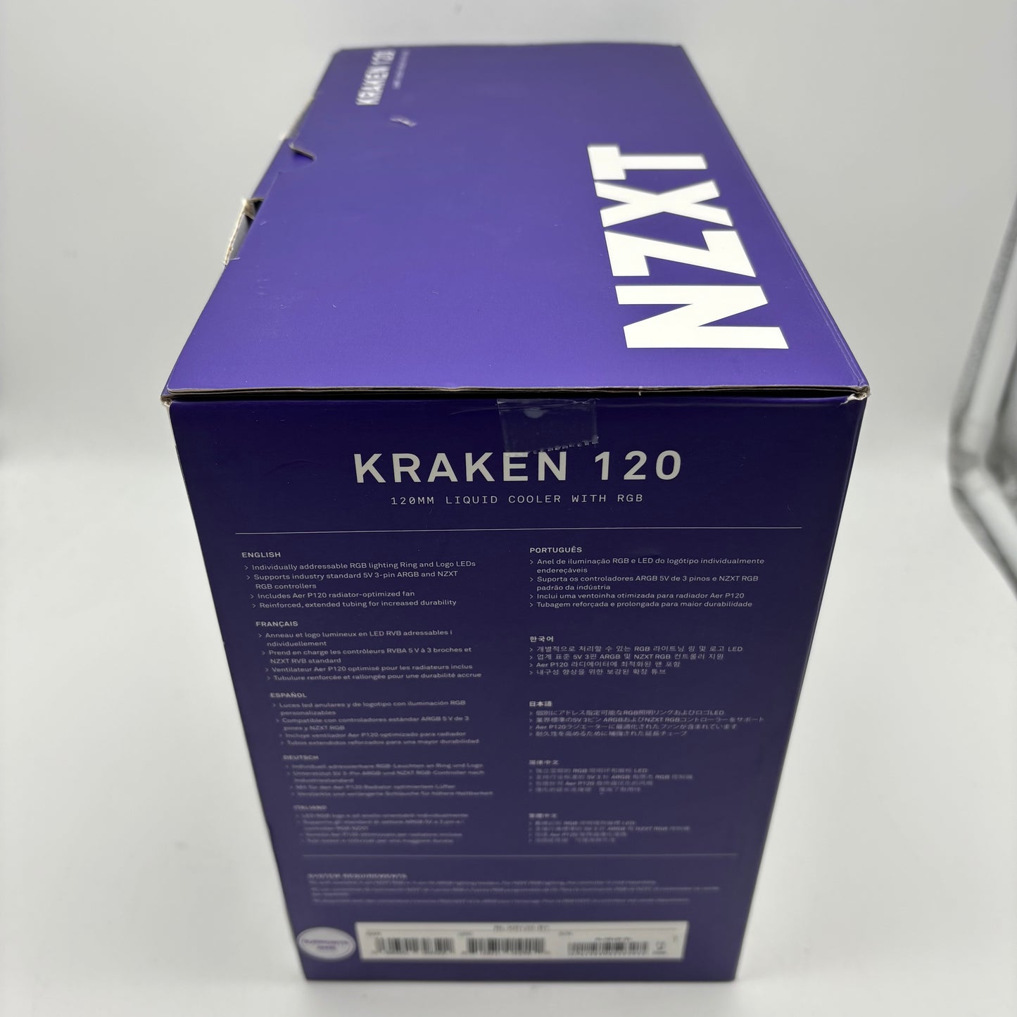 New NZXT Kraken 120 CPU Liquid Cooler With RGB RL-KR120-B1