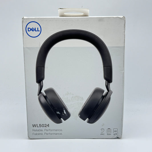 New Dell Pro Wireless ANC Headset Bluetooth Black WL5024